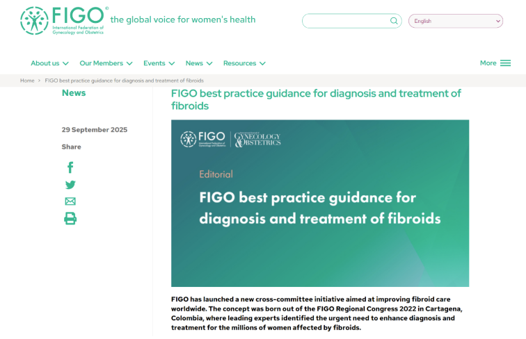 中國原創、世界領先！重慶海扶團隊聚焦超聲消融技術進入國際婦產科學聯盟（FIGO）全球指南